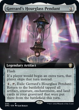 Gerrard's Hourglass Pendant (Extended Art) (Commander: Dominaria United) Light Play