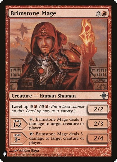 Brimstone Mage (Mystery Booster) Light Play