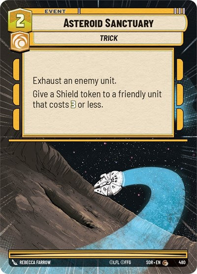 Asteroid Sanctuary (Hyperspace) (Spark of Rebellion) Near Mint Foil