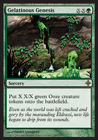 Gelatinous Genesis (Rise of the Eldrazi) Light Play
