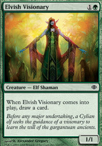 Elvish Visionary (Shards of Alara) Medium Play Foil