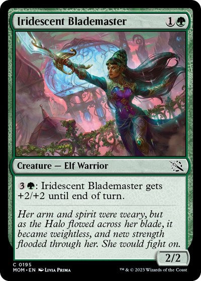 Iridescent Blademaster (March of the Machine) Near Mint Foil