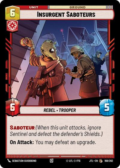 Insurgent Saboteurs (Jump to Lightspeed) Near Mint