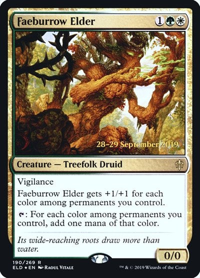 Faeburrow Elder (Promos: Prerelease Cards) Light Play Foil