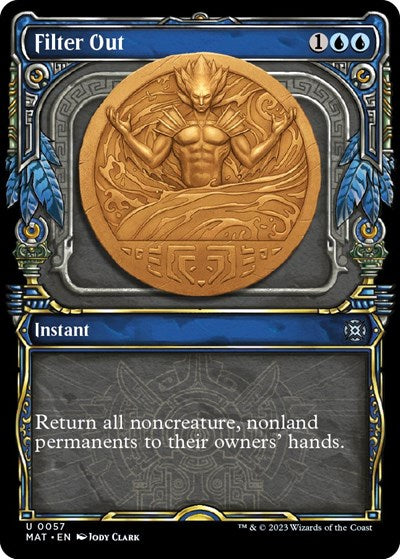 Filter Out (Showcase) (March of the Machine: The Aftermath) Light Play Foil