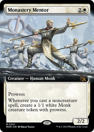 Monastery Mentor (Extended Art) (March of the Machine) Near Mint
