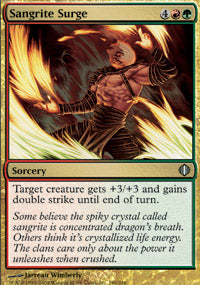 Sangrite Surge (Shards of Alara) Medium Play Foil