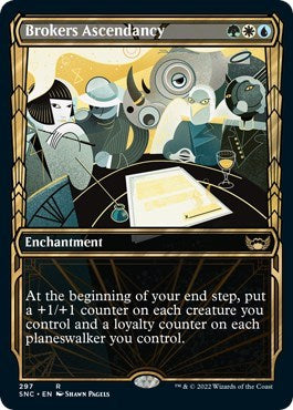 Brokers Ascendancy (Showcase) (Streets of New Capenna) Medium Play Foil