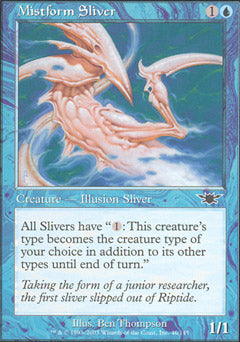 Mistform Sliver (Legions) Light Play Foil