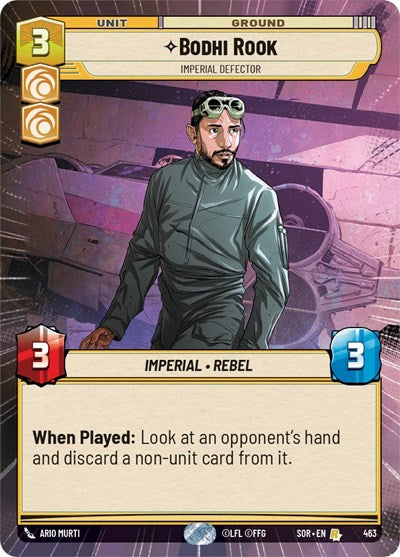 Bodhi Rook Imperial Defector (Hyperspace) (Spark of Rebellion) Near Mint