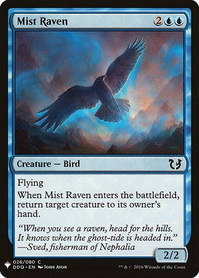 Mist Raven (Mystery Booster) Light Play