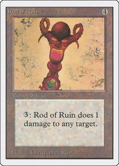 Rod of Ruin (Unlimited) Light Play