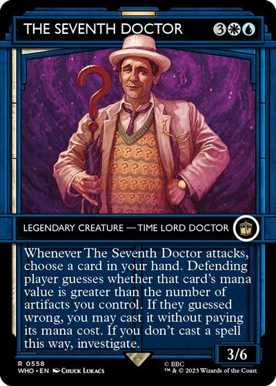 The Seventh Doctor (Showcase) (Universes Beyond: Doctor Who) Light Play Foil