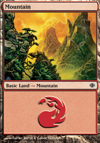 Mountain (245) (Shards of Alara) Near Mint Foil