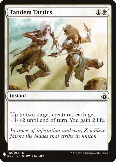 Tandem Tactics (Mystery Booster) Near Mint