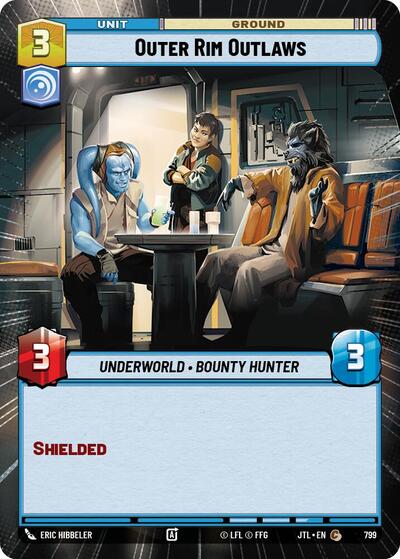 Outer Rim Outlaws (Hyperspace Foil) (Jump to Lightspeed) Near Mint Foil