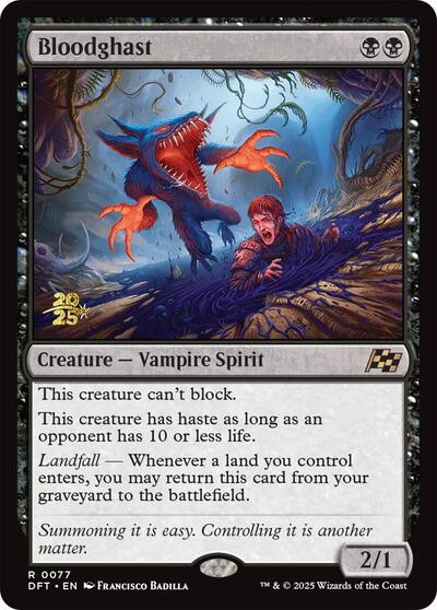 Bloodghast (Promos: Prerelease Cards) Light Play Foil