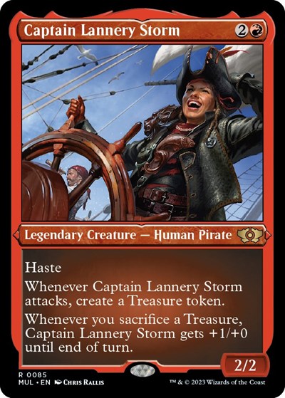 Captain Lannery Storm (Foil Etched) (March of the Machine: Multiverse Legends) Near Mint Foil