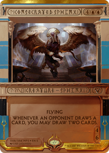 Consecrated Sphinx (Amonkhet Invocations) Near Mint Foil