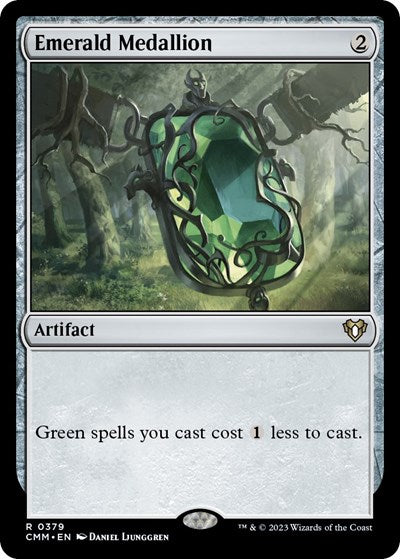 Emerald Medallion (Commander Masters) Near Mint Foil