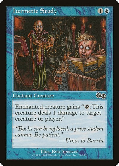 Hermetic Study (Urza's Saga) Light Play