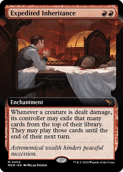 Expedited Inheritance (Extended Art) (Murders at Karlov Manor) Near Mint Foil