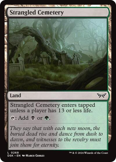 Strangled Cemetery (Duskmourn: House of Horror) Near Mint