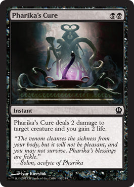 Pharika's Cure (Theros) Medium Play Foil