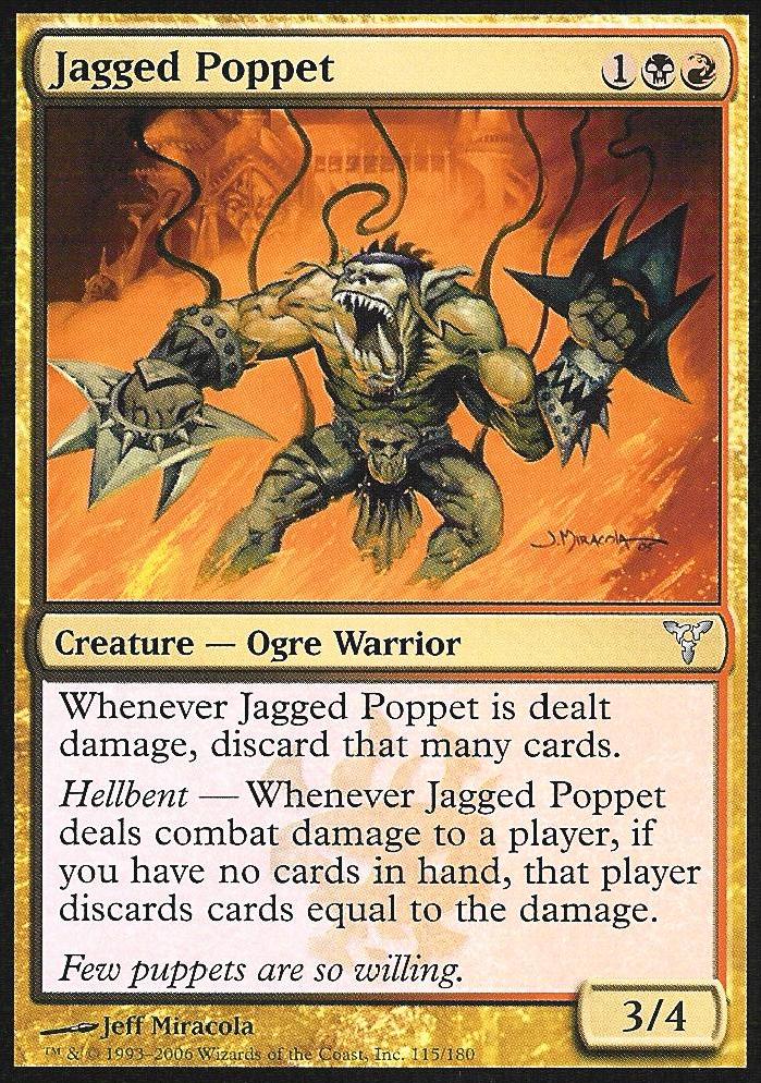 Jagged Poppet (Dissension) Medium Play Foil