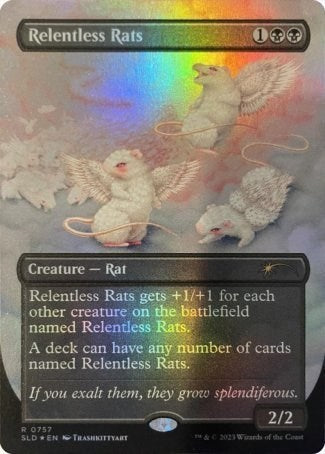 Relentless Rats (757) (Secret Lair) Near Mint Foil