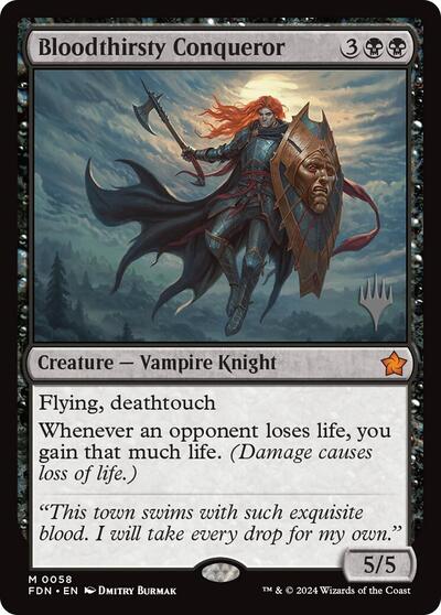 Bloodthirsty Conqueror (Promo Pack: Edge of Eternities) Light Play
