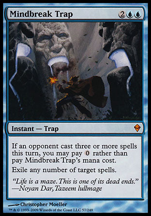 Mindbreak Trap (Zendikar) Light Play Foil