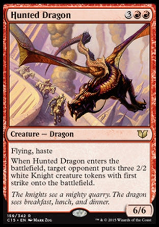 Hunted Dragon (Commander 2015) Near Mint