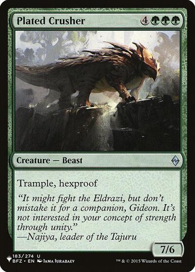 Plated Crusher (The List) Light Play