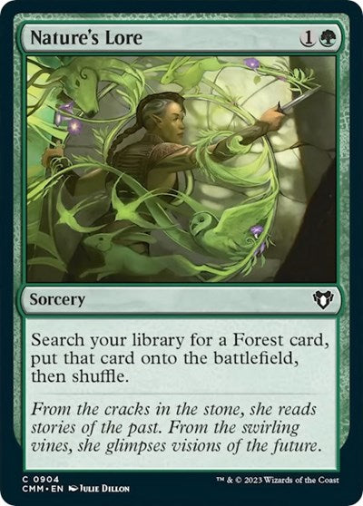 Nature's Lore (Commander Masters) Medium Play