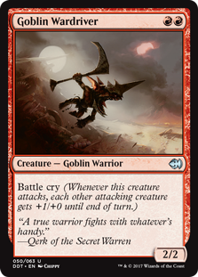 Goblin Wardriver (Duel Decks: Merfolk vs Goblins) Light Play
