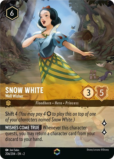 Snow White - Well Wisher (Alternate Art) (Rise of the Floodborn) Near Mint Holofoil