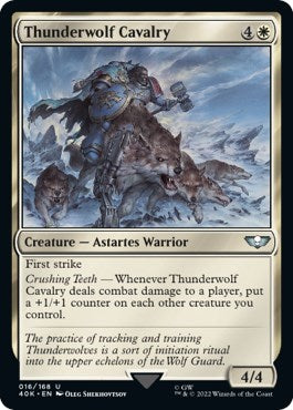 Thunderwolf Cavalry (Surge Foil) (Universes Beyond: Warhammer 40K) Near Mint Foil