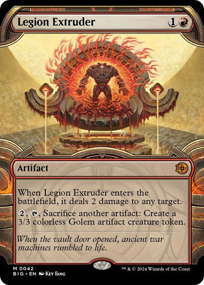 Legion Extruder (Showcase) (Outlaws of Thunder Junction: The Big Score) Light Play Foil
