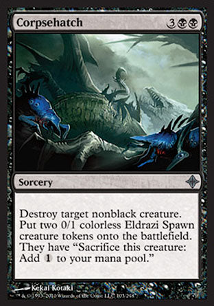 Corpsehatch (Rise of the Eldrazi) Light Play Foil