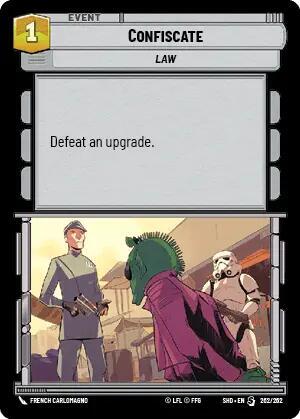Confiscate (Shadows of the Galaxy) Near Mint Foil
