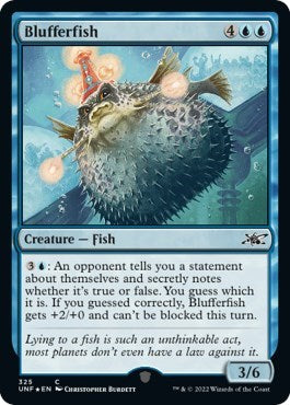 Blufferfish (Galaxy Foil) (Unfinity) Light Play Foil