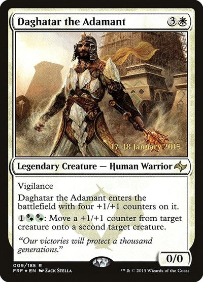 Daghatar the Adamant (Promos: Prerelease Cards) Light Play Foil