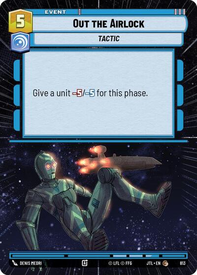 Out the Airlock (Hyperspace Foil) (Jump to Lightspeed) Near Mint Foil