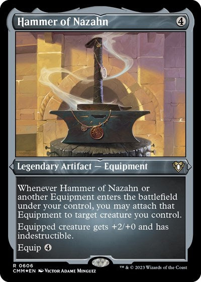 Hammer of Nazahn (Foil Etched) (Commander Masters) Near Mint Foil