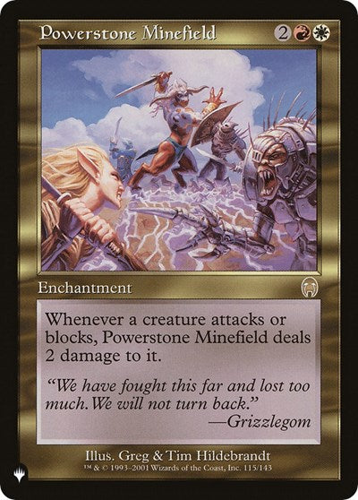 Powerstone Minefield (The List) Light Play