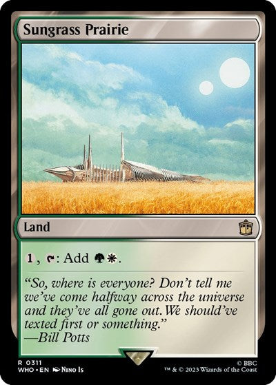 Sungrass Prairie (Universes Beyond: Doctor Who) Near Mint Foil