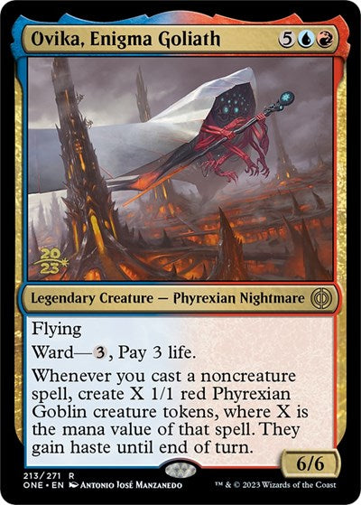 Ovika, Enigma Goliath (Promos: Prerelease Cards) Light Play Foil