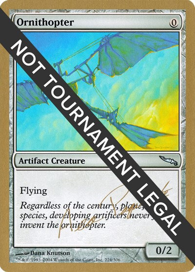 Ornithopter - 2004 Aeo Paquette (MRD) (World Championship Decks) Medium Play
