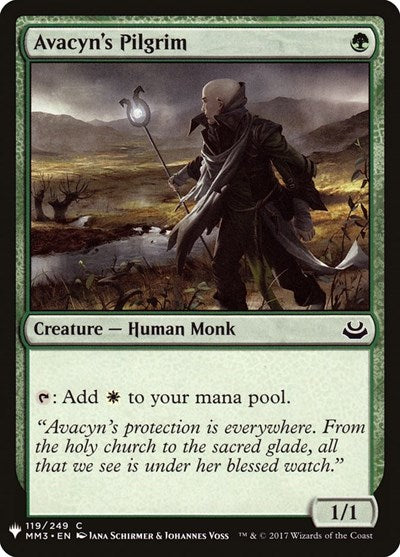 Avacyn's Pilgrim (Mystery Booster) Medium Play
